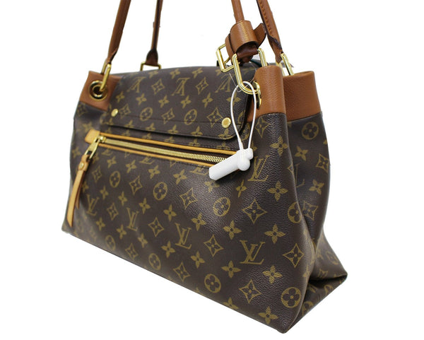LOUIS VUITTON Monogram Canvas Camel Olympe Satchel Bag