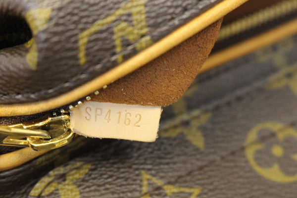 LOUIS VUITTON Monogram Canvas Camel Olympe Satchel Bag