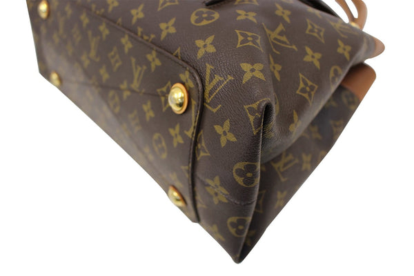 LOUIS VUITTON Monogram Canvas Camel Olympe Satchel Bag