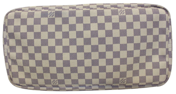 LOUIS VUITTON Neverfull GM Damier Azur Brown Tote Shoulder Bag