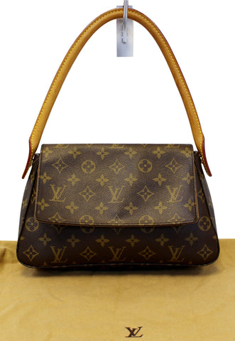 LOUIS VUITTON Monogram Canvas Looping PM Satchel Bag