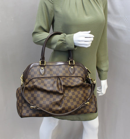 LOUIS VUITTON Trevi GM Damier Ebene 2way Handbag