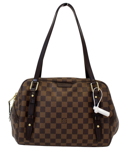 LOUIS VUITTON Damier Ebene Rivington GM Shoulder Bag
