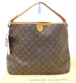 LOUIS VUITTON Monogram Canvas Delightful MM Tote Shoulder Bag