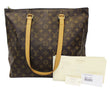 LOUIS VUITTON Monogram Canvas Cabas Mezzo Shoulder Bag