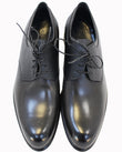 LOUIS VUITTON Richelieu Black Epi Lace ups Men's Dress Shoes Size 8.1/2