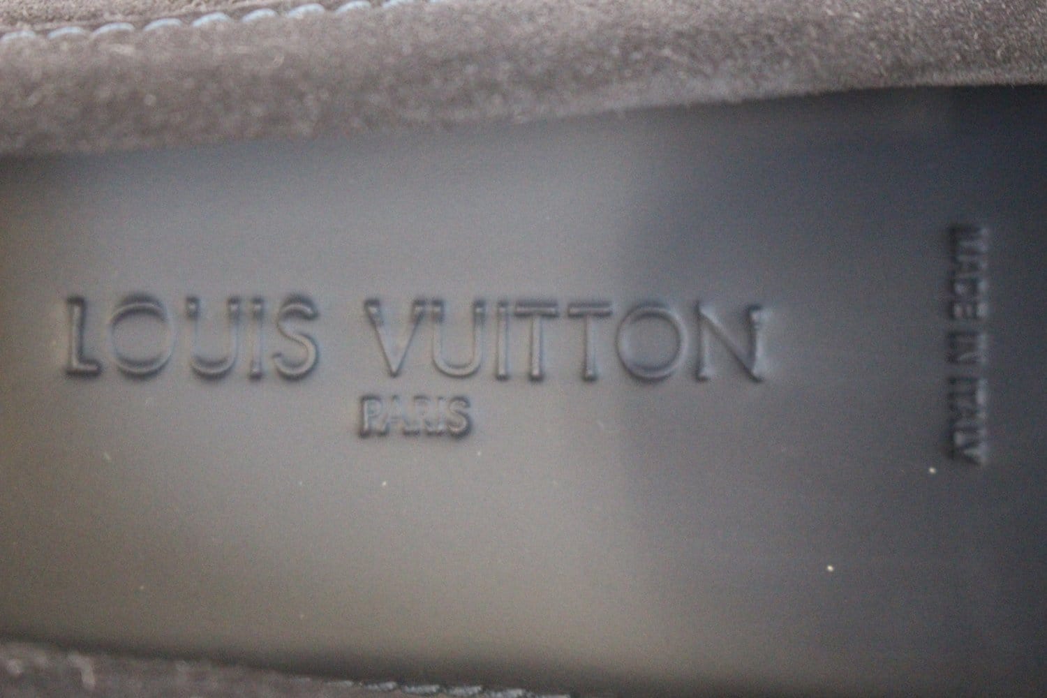 Louis Vuitton Hockenheim Moccasin Graphite. Size 08.0
