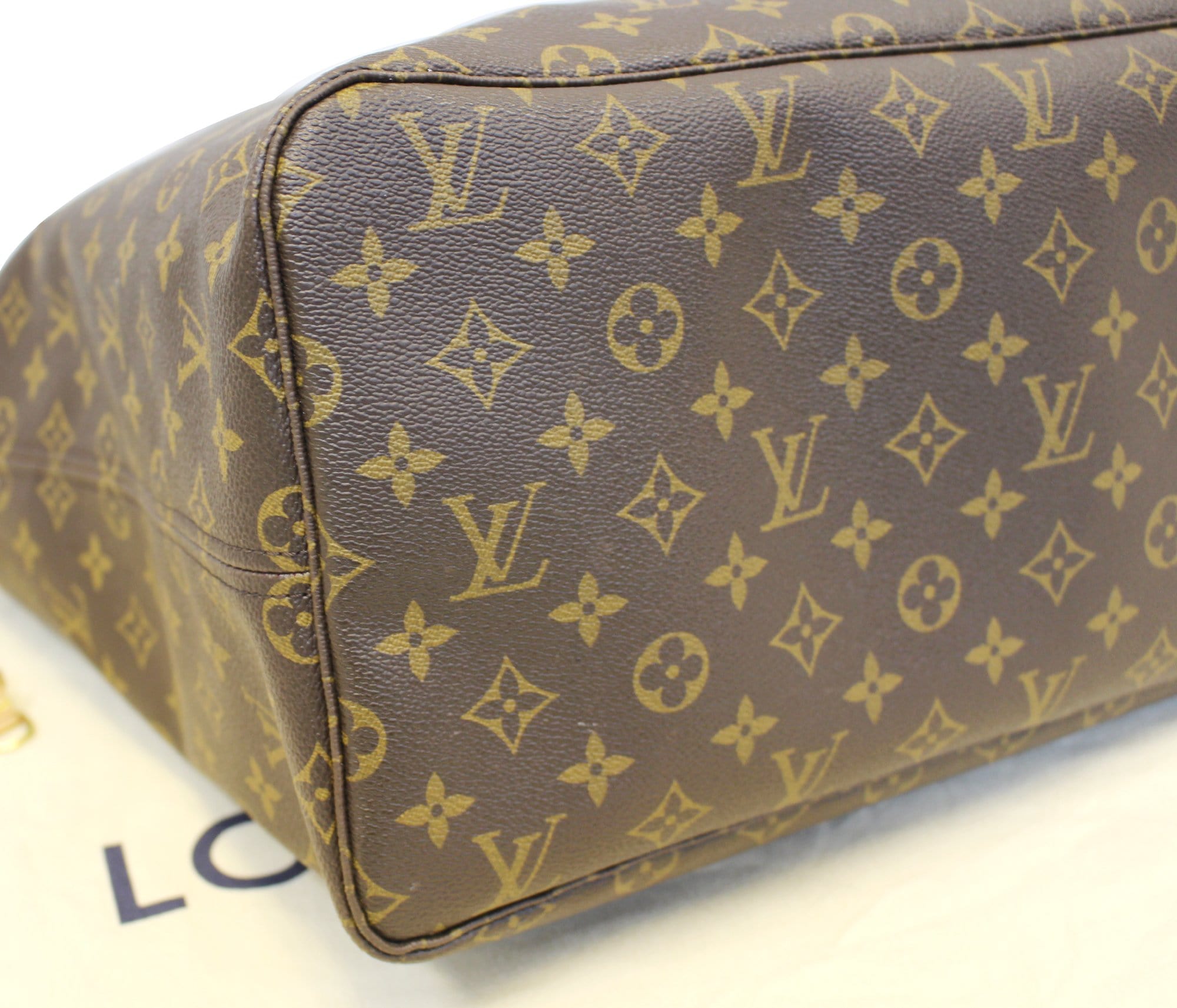 Louis Vuitton Neverfull GM Monogram Beige Shoulder Bag (TH0029