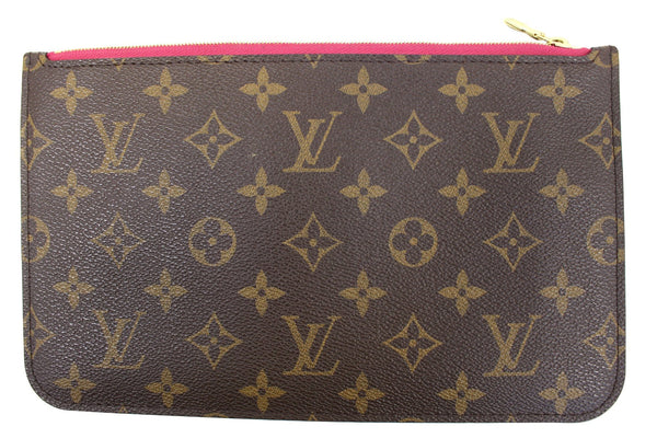 LOUIS VUITTON Pochette Wristlet Neverfull GM Monogram Canvas Pouch 