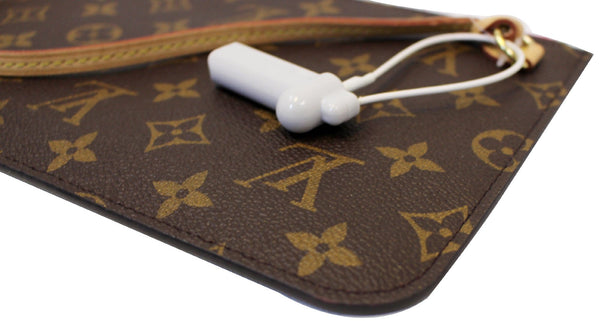 LOUIS VUITTON Pochette Wristlet Neverfull GM Monogram Canvas Pouch 