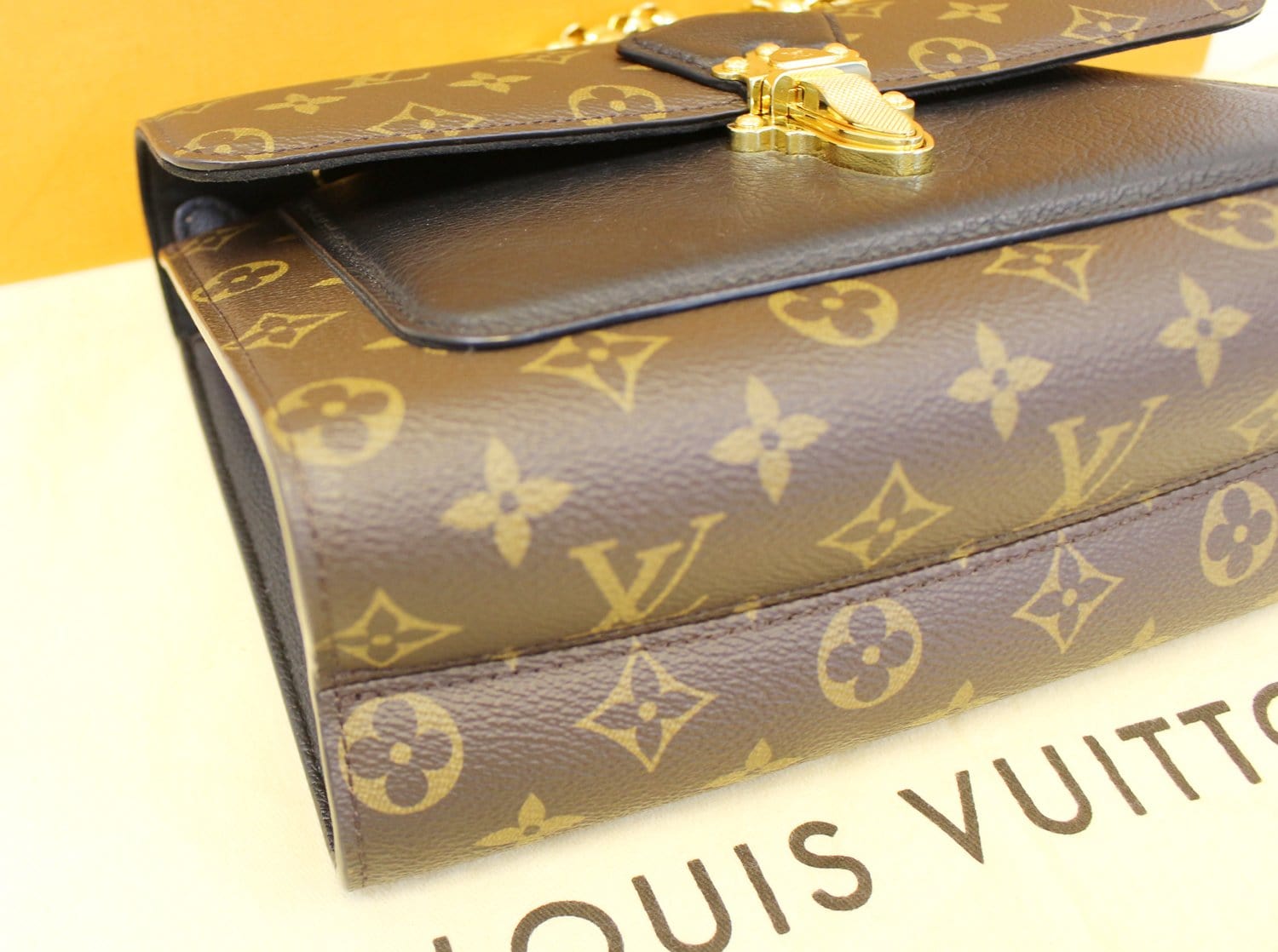 Louis Vuitton Monogram Victoire Shoulder Chain Bag 100% AUTHENTIC