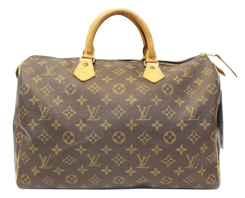 LOUIS VUITTON Used Handbag Monogram Canvas Speedy 35 Satchel
