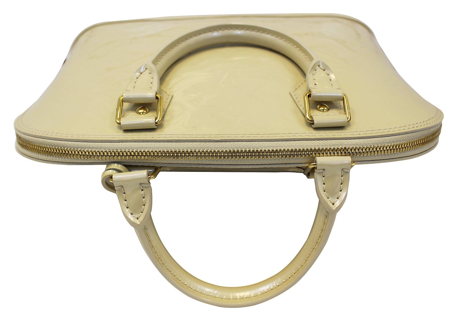 Beverly leather handbag Louis Vuitton White in Leather - 19375997