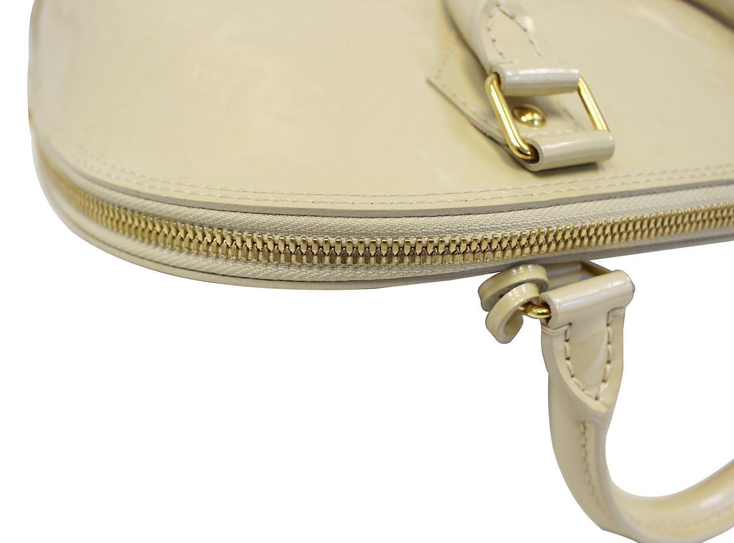 Louis Vuitton Monogram Vernis Leather Alma Hand Bag w/ MsLux