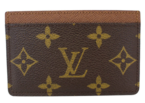 LOUIS VUITTON Monogram Canvas Card Case