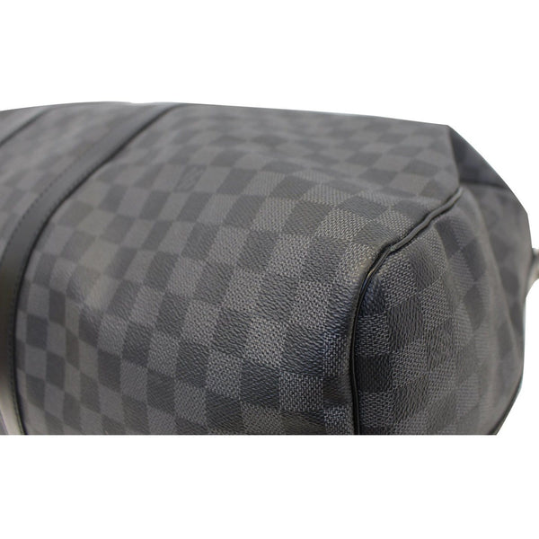 LOUIS VUITTON Keepall 55 Damier Graphite Bandouliere Travel Bag