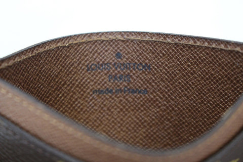 LOUIS VUITTON Monogram Canvas Card Case