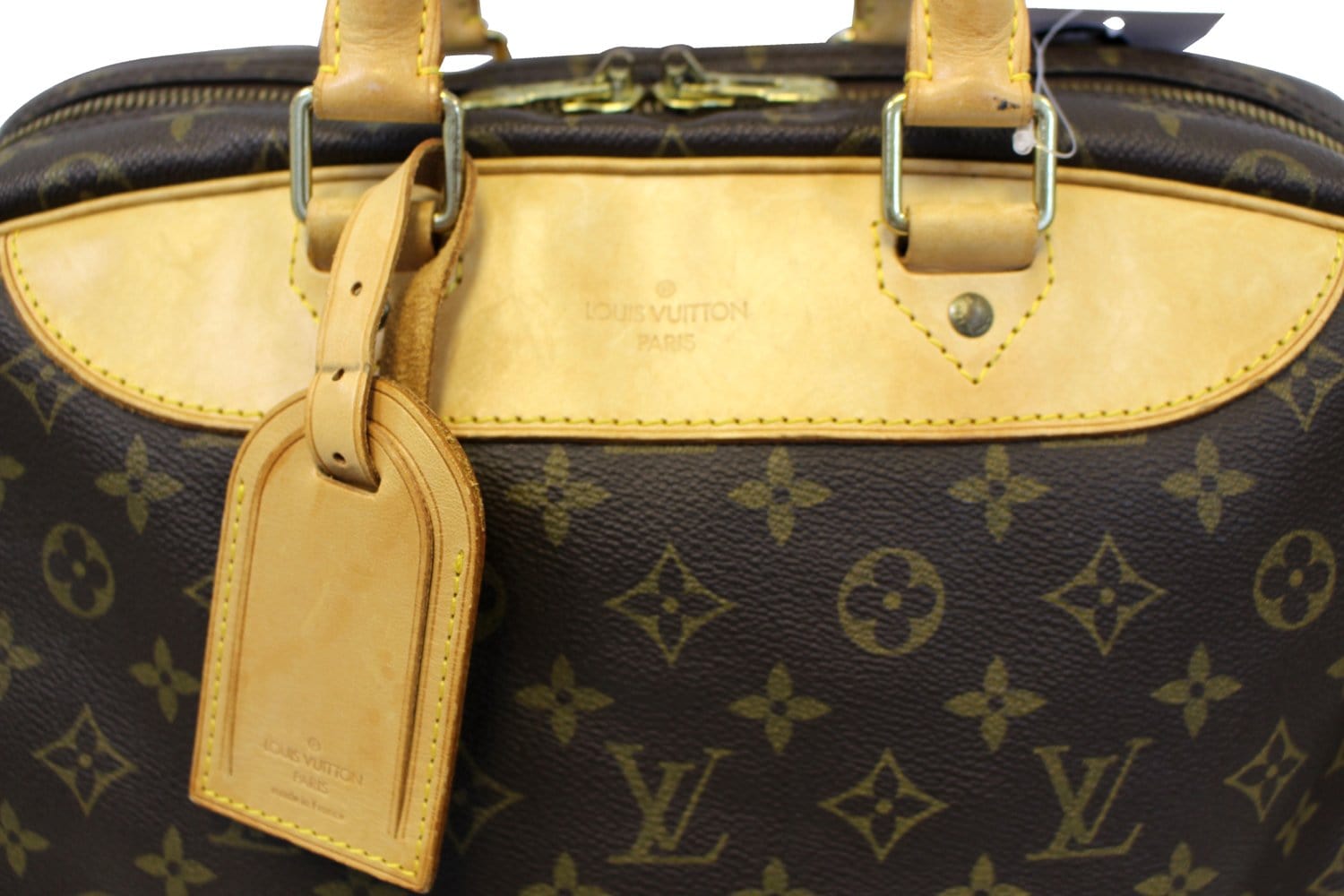 Louis Vuitton Evasion Boston Bag Travel Bag Monogram Brown Vintage