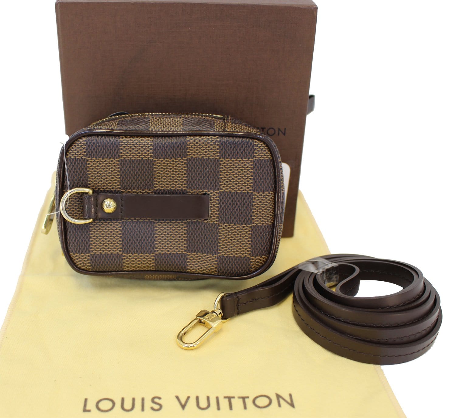 Louis Vuitton M99074 Limited Damier Ebene Japan 20th Anniversary CD Case 519lvs38