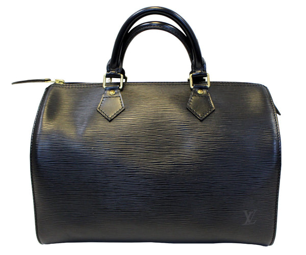 LOUIS VUITTON Pre Owned handbag Epi Leather Black Speedy 30 Satchel 