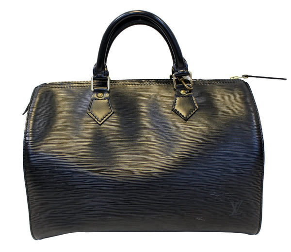LOUIS VUITTON Pre Owned handbag Epi Leather Black Speedy 30 Satchel