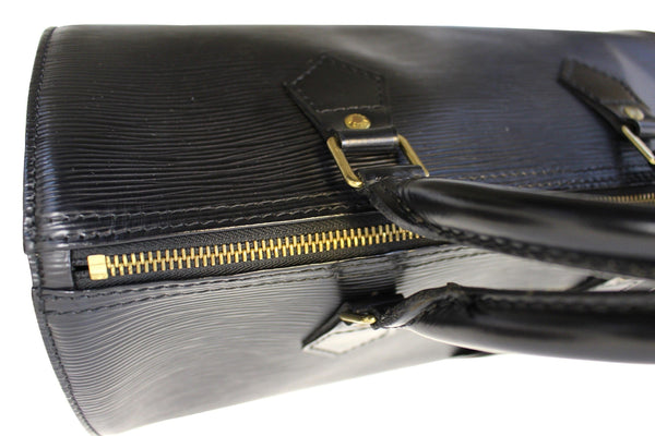LOUIS VUITTON Pre Owned handbag Epi Leather Black Speedy 30 Satchel