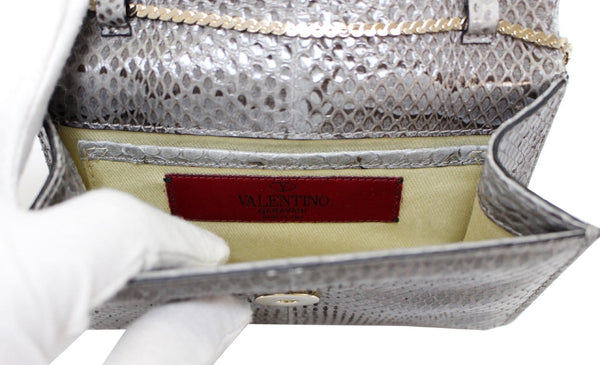 Valentino Crossbody Bag Garavani Flower Brooch - tag 