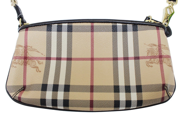 BURBERRY Nova Check Haymarket Clara Wristlet