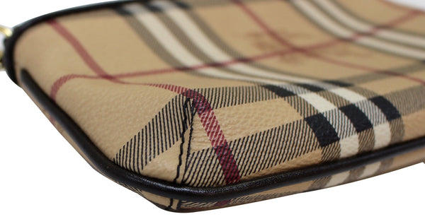 BURBERRY Nova Check Haymarket Clara Wristlet