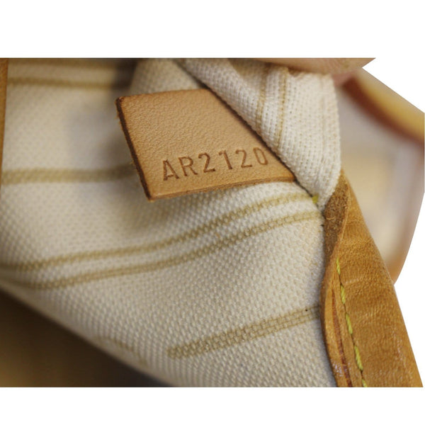 LOUIS VUITTON Neverfull MM Damier Azur Tote Shoulder Bag