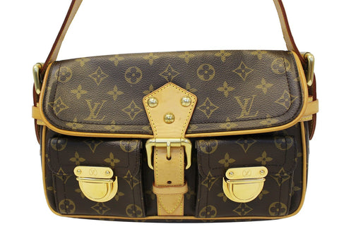 LOUIS VUITTON Monogram Canvas Hudson PM Shoulder Bag