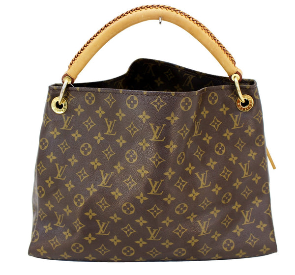 Louis Vuitton Artsy MM Monogram Canvas Tote Handbag - lv strap