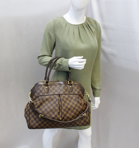 LOUIS VUITTON Trevi GM Damier Ebene 2way Handbag