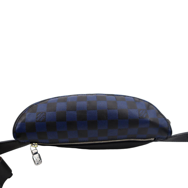 LOUIS VUITTON Campus Damier Infini Leather Bumbag Navy Blue