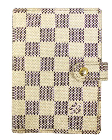 Louis Vuitton Damier Azur Agenda PM Day Planner Cover - Sale