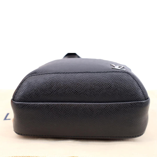 Louis Vuitton Avenue Sling Taiga Leather Backpack Bag Black - Bottom