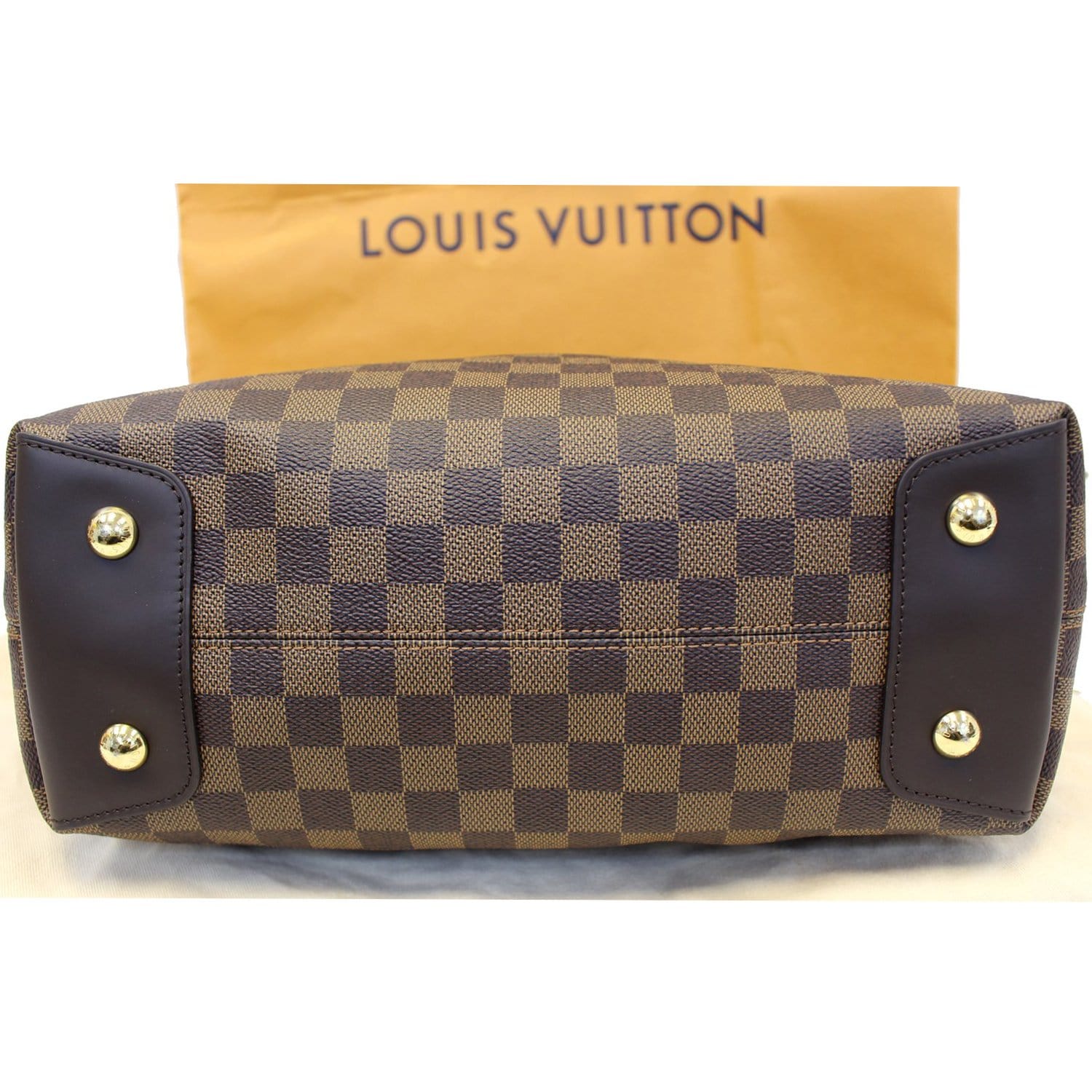 Authentic Louis Vuitton Damier Ebene Duomo Hobo N41861 LV, Luxury