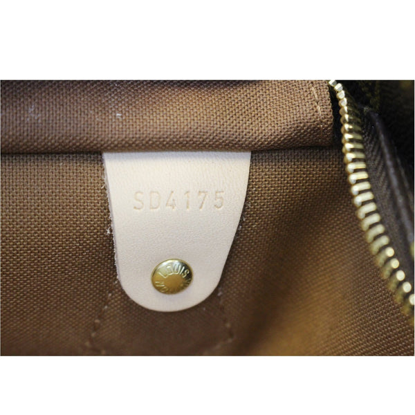 LOUIS VUITTON Speedy 40 Monogram Canvas Brown Satchel Bag