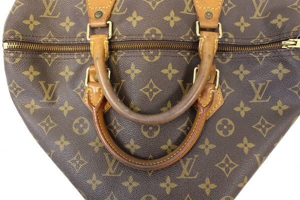 LOUIS VUITTON Monogram Canvas Speedy 35 Satchel Bag