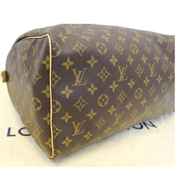 LOUIS VUITTON Speedy 40 Monogram Canvas Brown Satchel Bag
