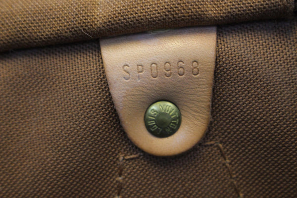 LOUIS VUITTON Monogram Canvas Speedy 35 Satchel Bag