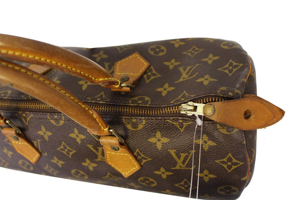 LOUIS VUITTON Monogram Canvas Speedy 35 Satchel Bag
