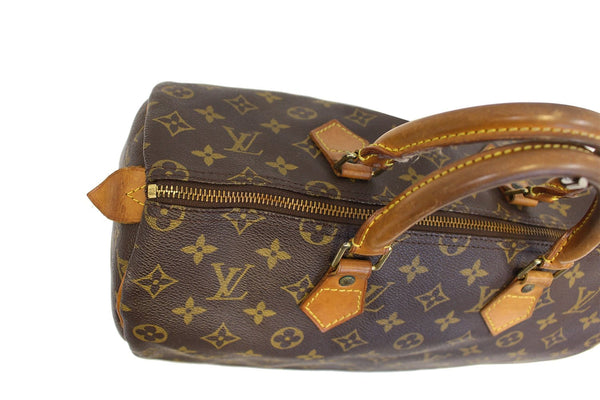 LOUIS VUITTON Monogram Canvas Speedy 35 Satchel Bag