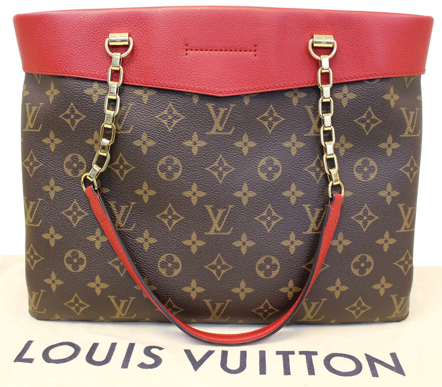 Louis Vuitton Cerise Monogram Canvas Pallas Shopper Tote Bag Louis