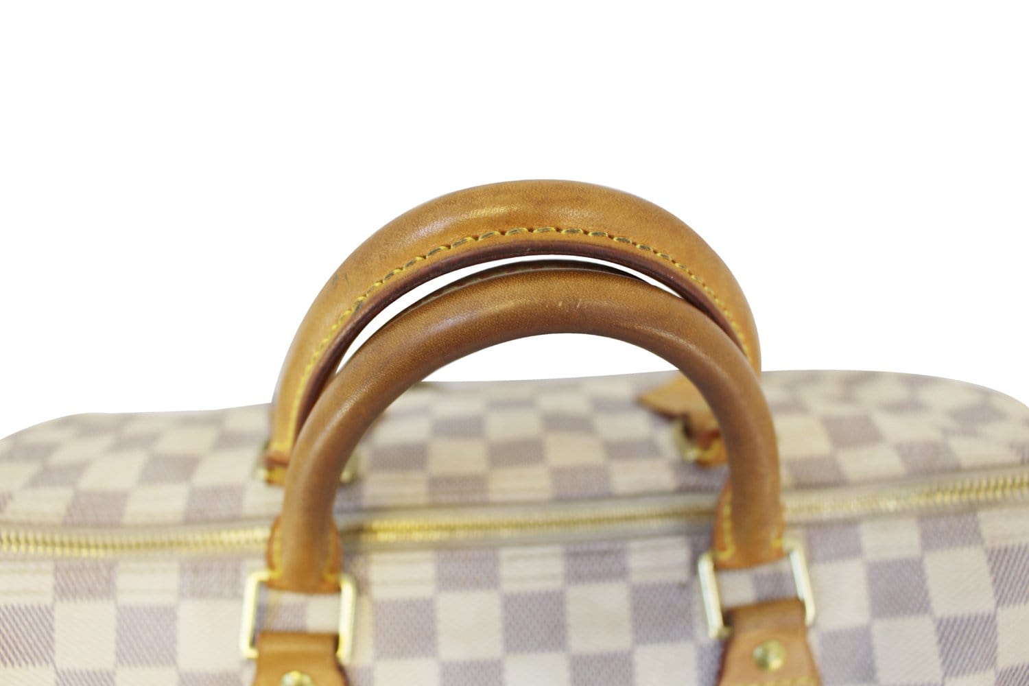 LOUIS VUITTON Vintage Damier Azur Speedy 35 Handbag - A Retro Tale