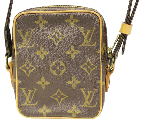 LOUIS VUITTON Monogram Canvas Mini Brown Danube Bag
