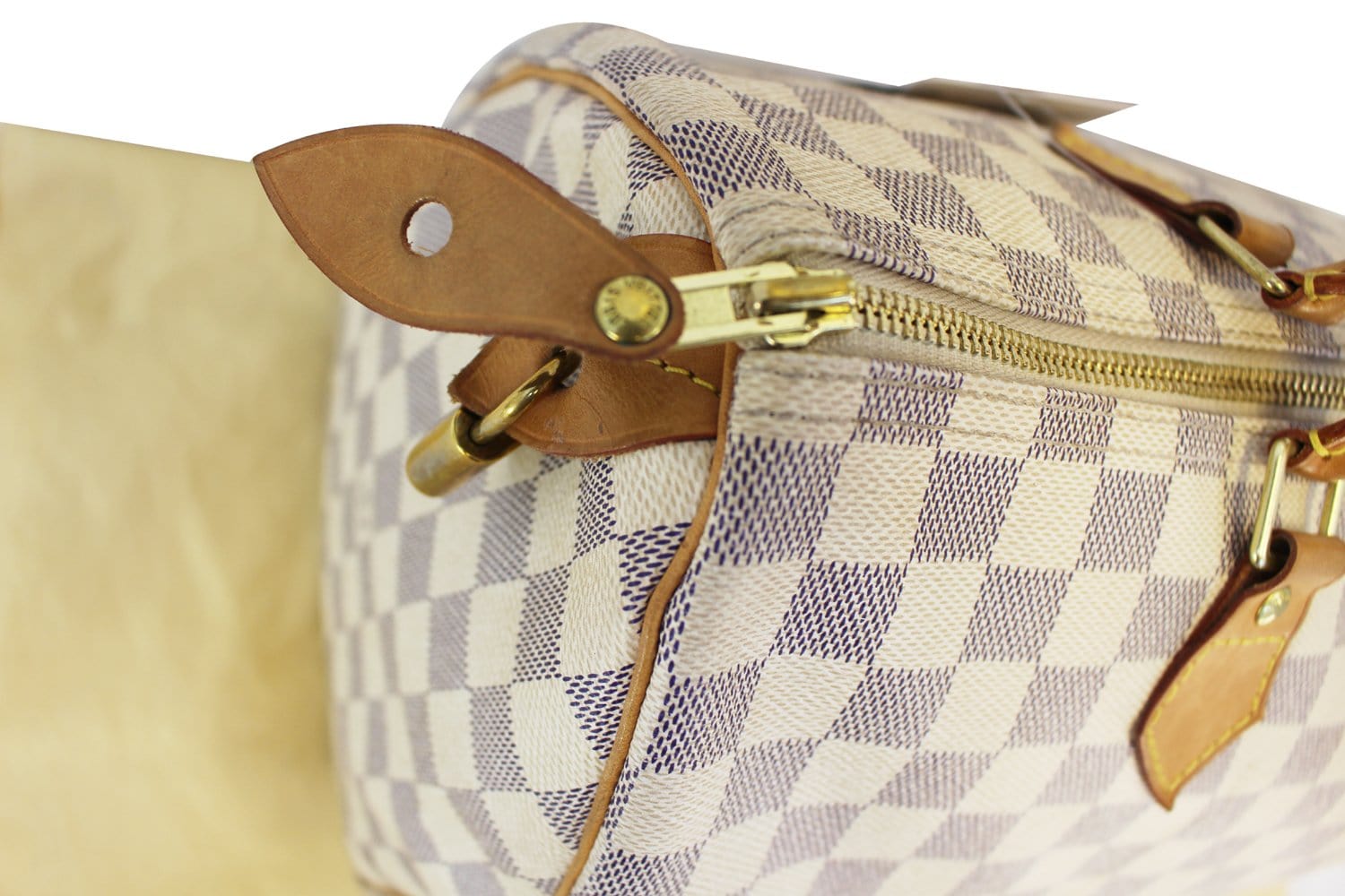 Authentic Louis Vuitton Damier Azur Speedy 35 Bag – Tracesilver