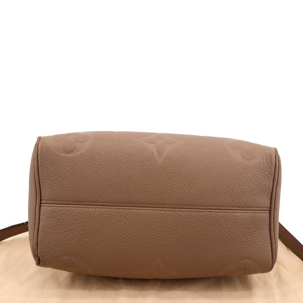 LOUIS VUITTON Speedy 25 Bandouliere Monogram Empreinte Shoulder Bag Tourterelle