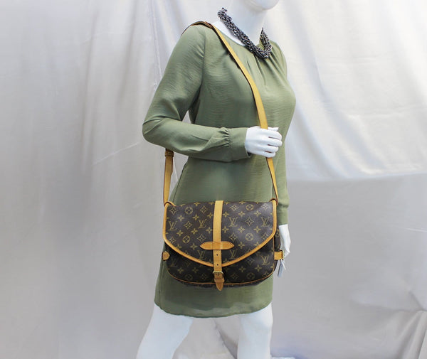 LOUIS VUITTON Monogram Canvas Saumur 30 Shoulder Bag