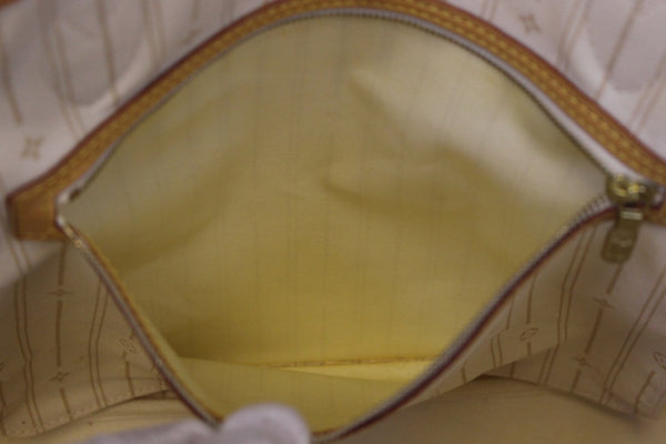 LOUIS VUITTON Damier Azur Neverfull GM Brown Tote Shoulder Bag